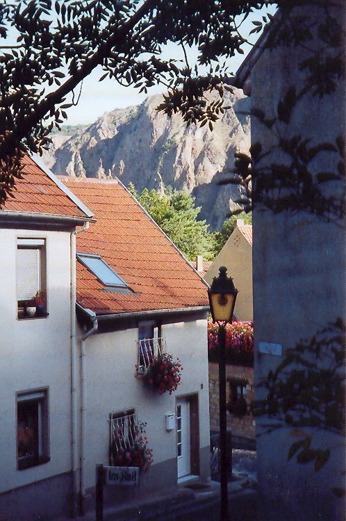 Im Ortskern von Ebernburg - Bad Mnster am Stein-Ebernburg